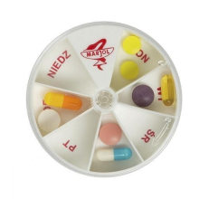 Kasetka tygodniowa na leki na 1 porę dnia MARJOL 2